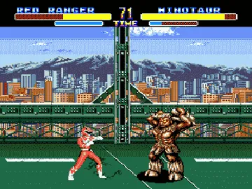 Mighty Morphin Power Rangers (Europe) screen shot game playing